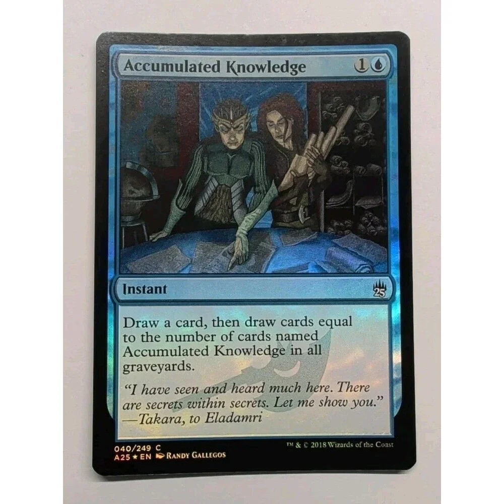 Accumulated Knowledge from the Masters 25 (A25) set, released in 2018